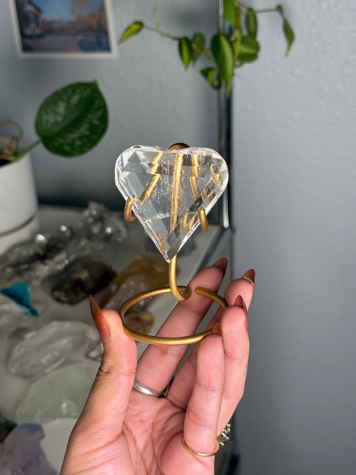 Clear Quartz Heart 41