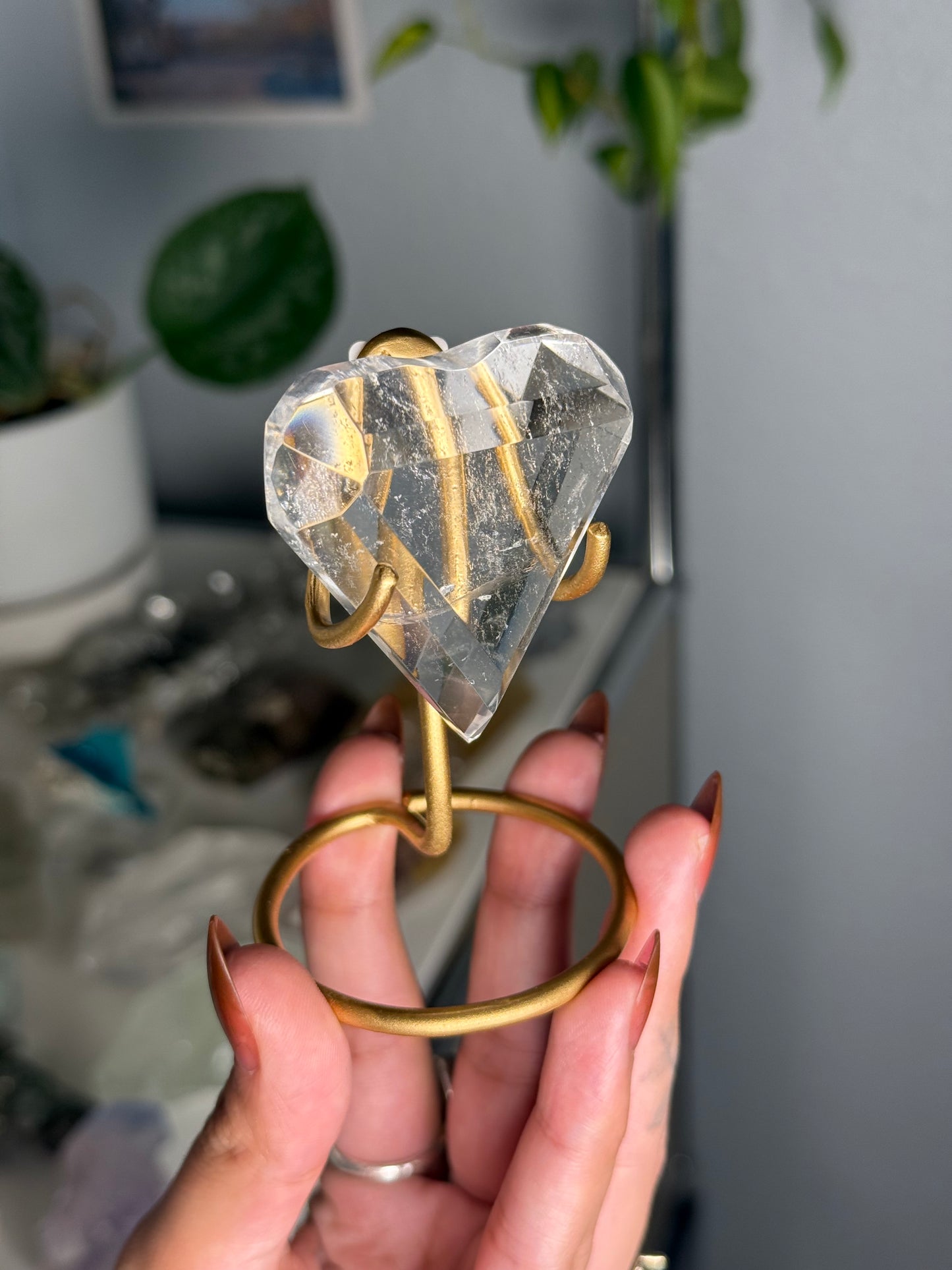 Clear Quartz Heart 41