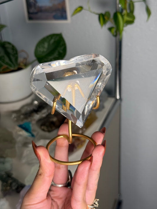 Clear Quartz Heart 101