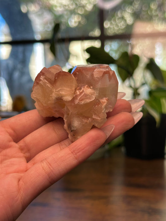 Red and Green Apophyllite with Peach Stilbite 32