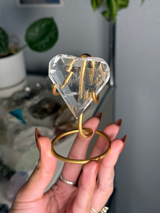 Clear Quartz Heart 41