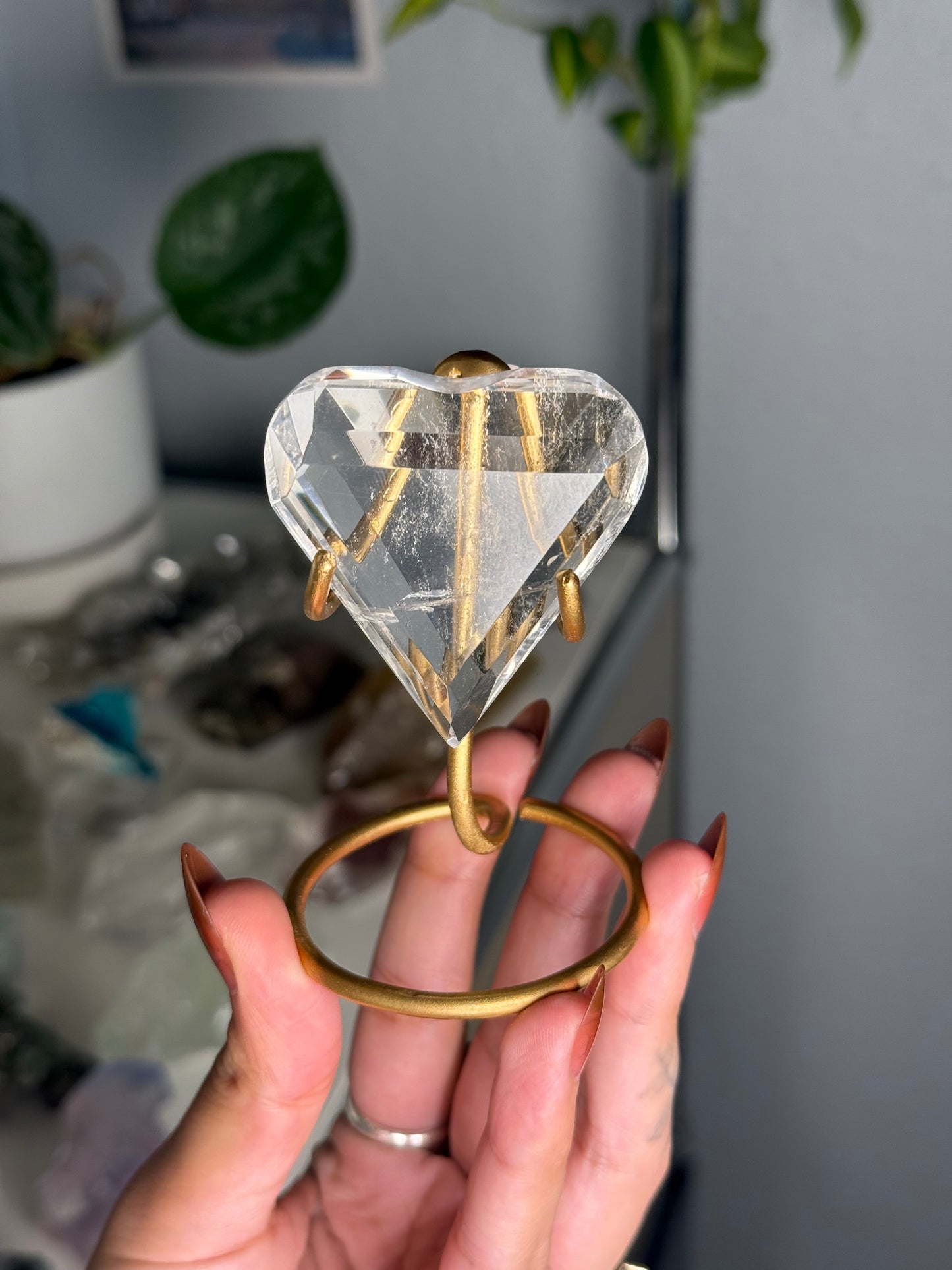 Clear Quartz Heart 41