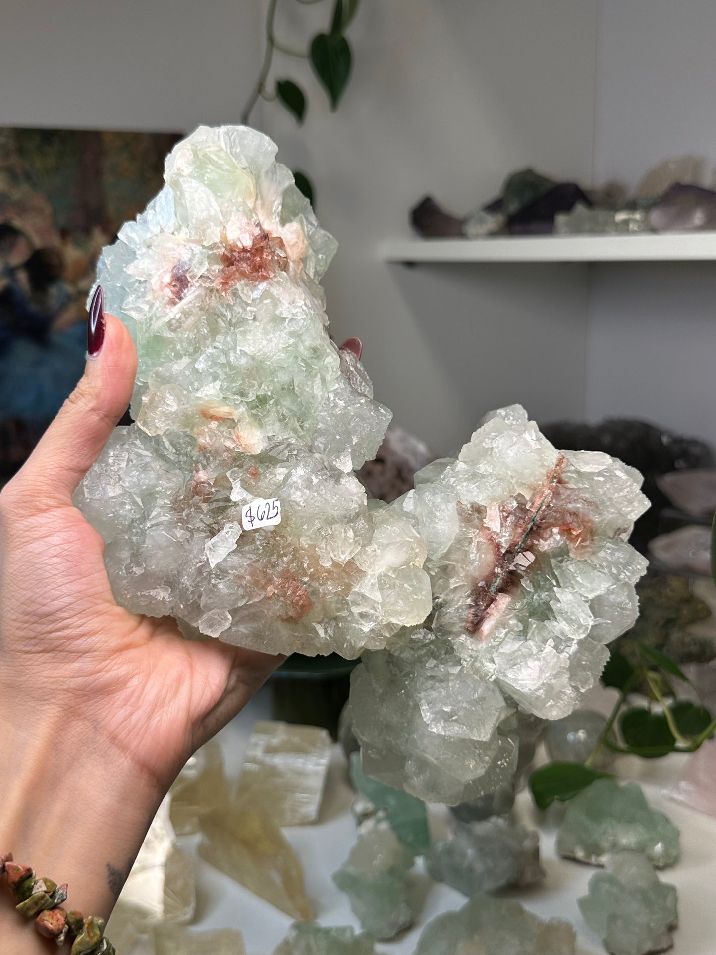 4.4lb High Quality Green Apophyllite Statement Piece