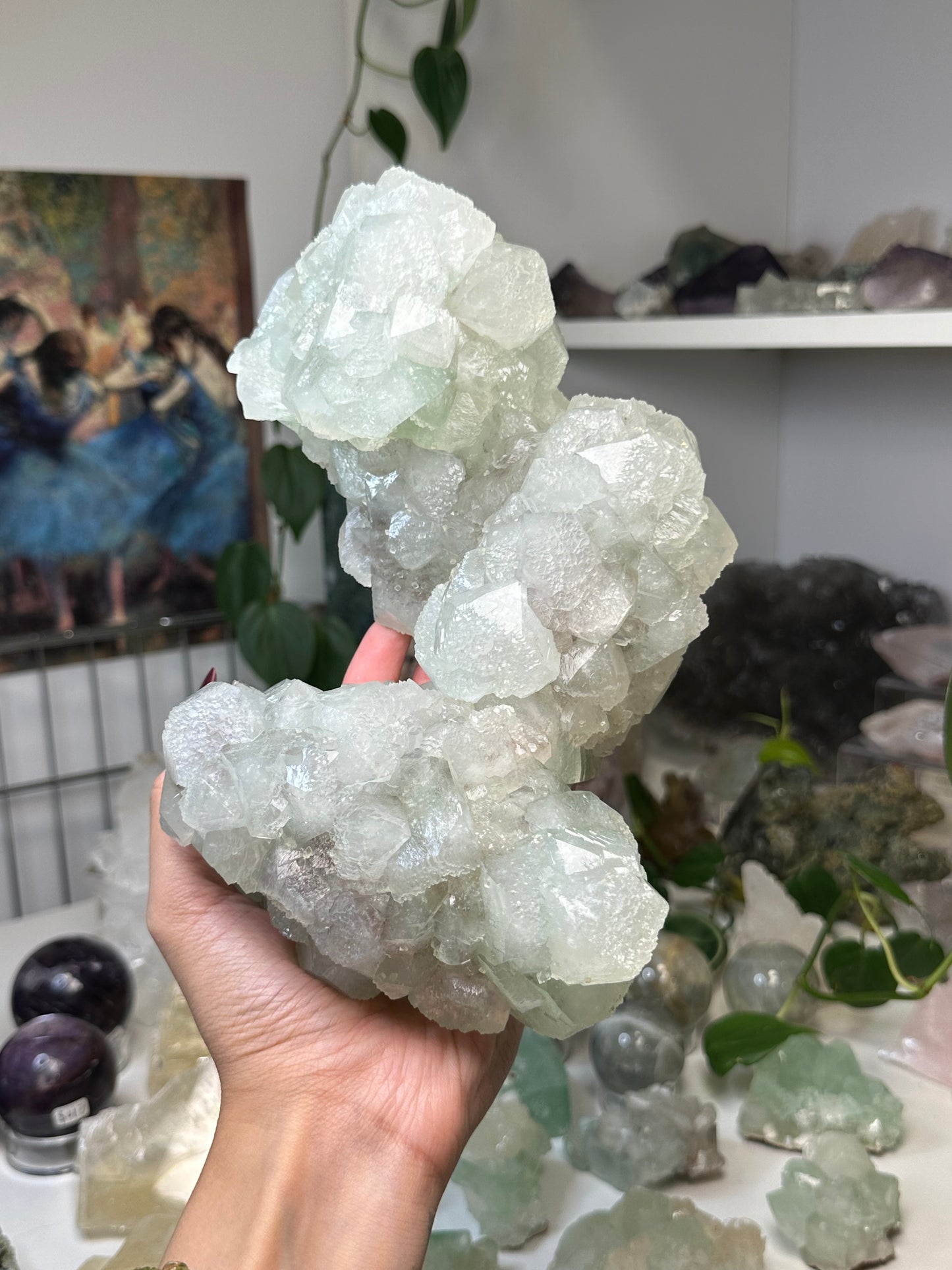 4.4lb High Quality Green Apophyllite Statement Piece