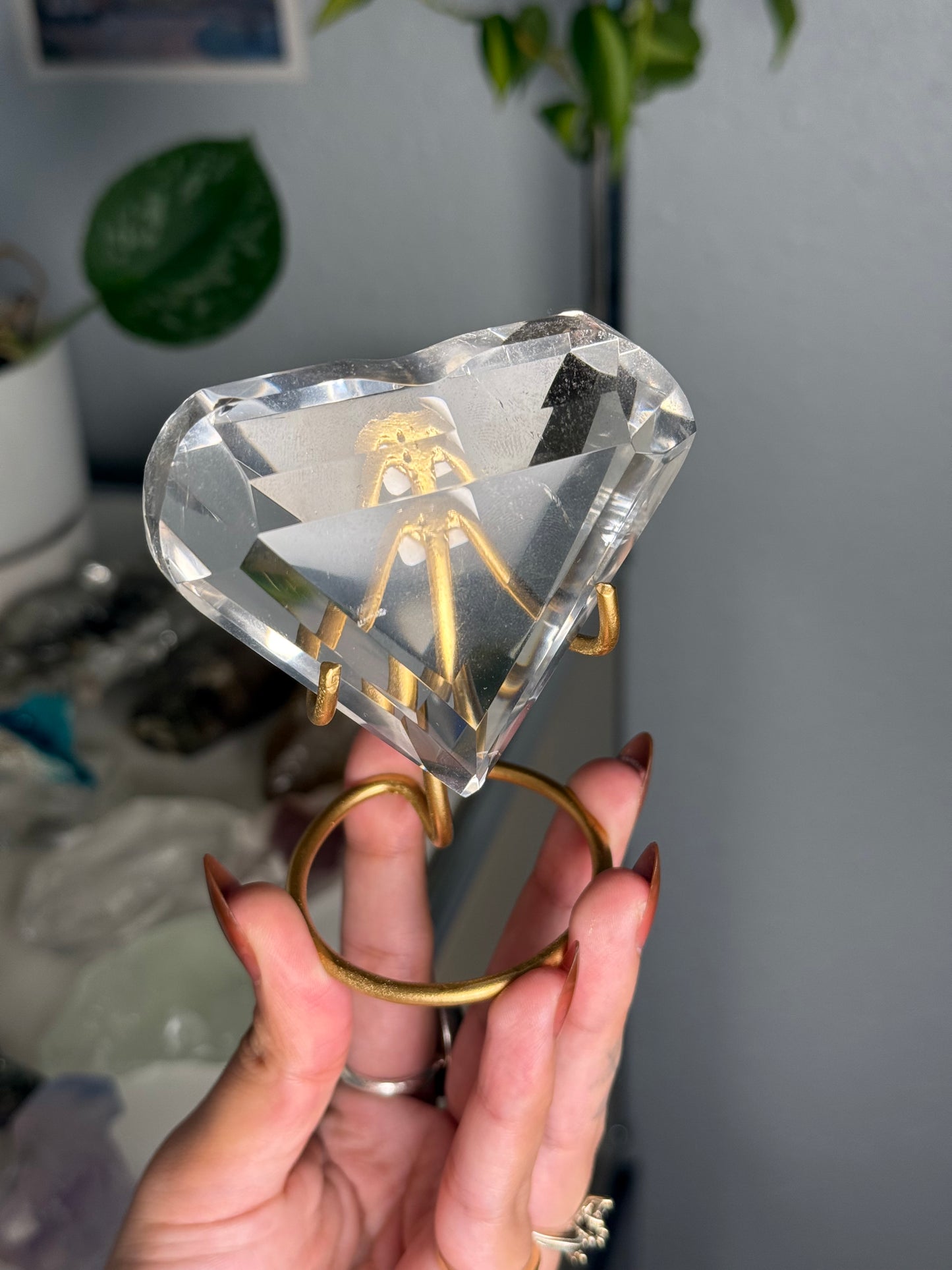 Clear Quartz Heart 101