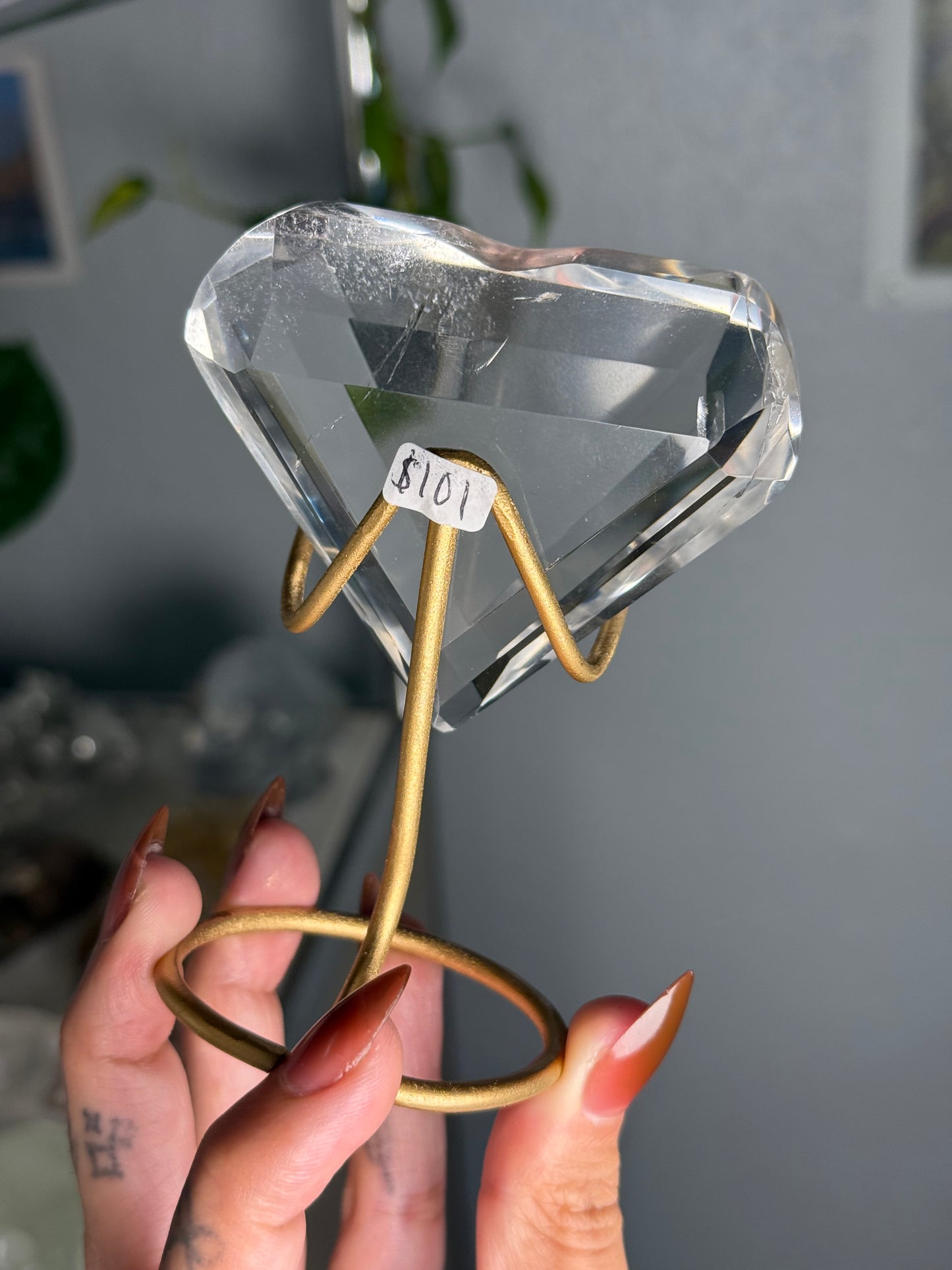 Clear Quartz Heart 101