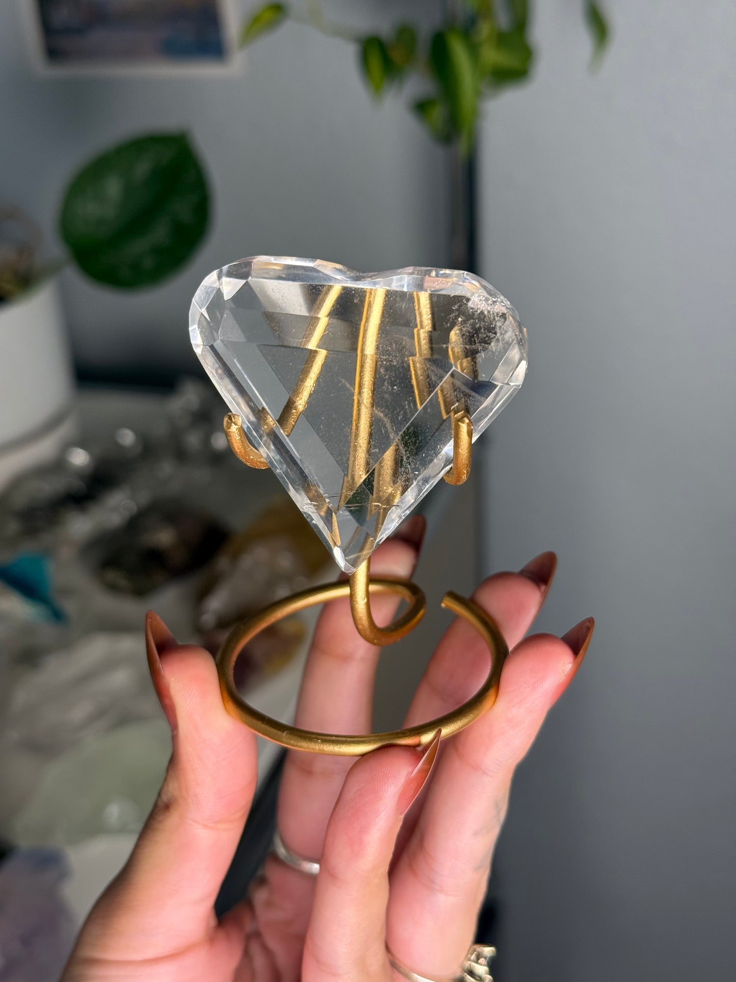 Clear Quartz Heart 46