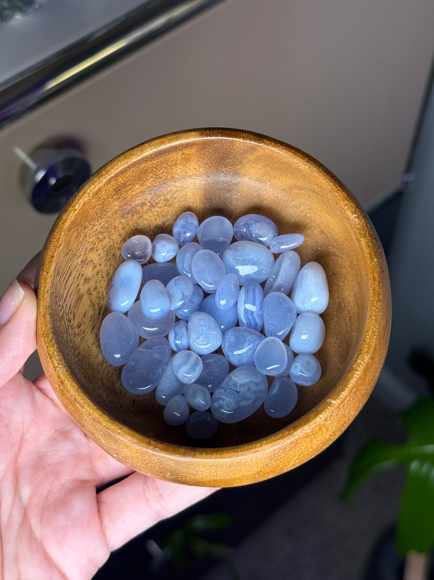 Blue Chalcedony Jar