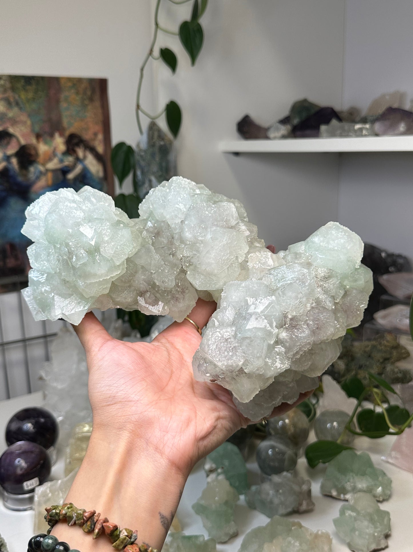 4.4lb High Quality Green Apophyllite Statement Piece