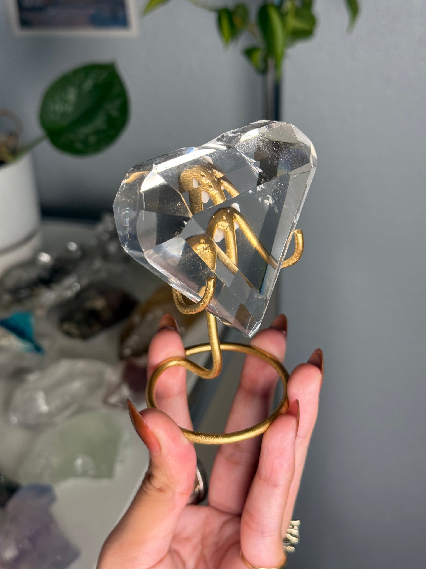 Clear Quartz Heart 101