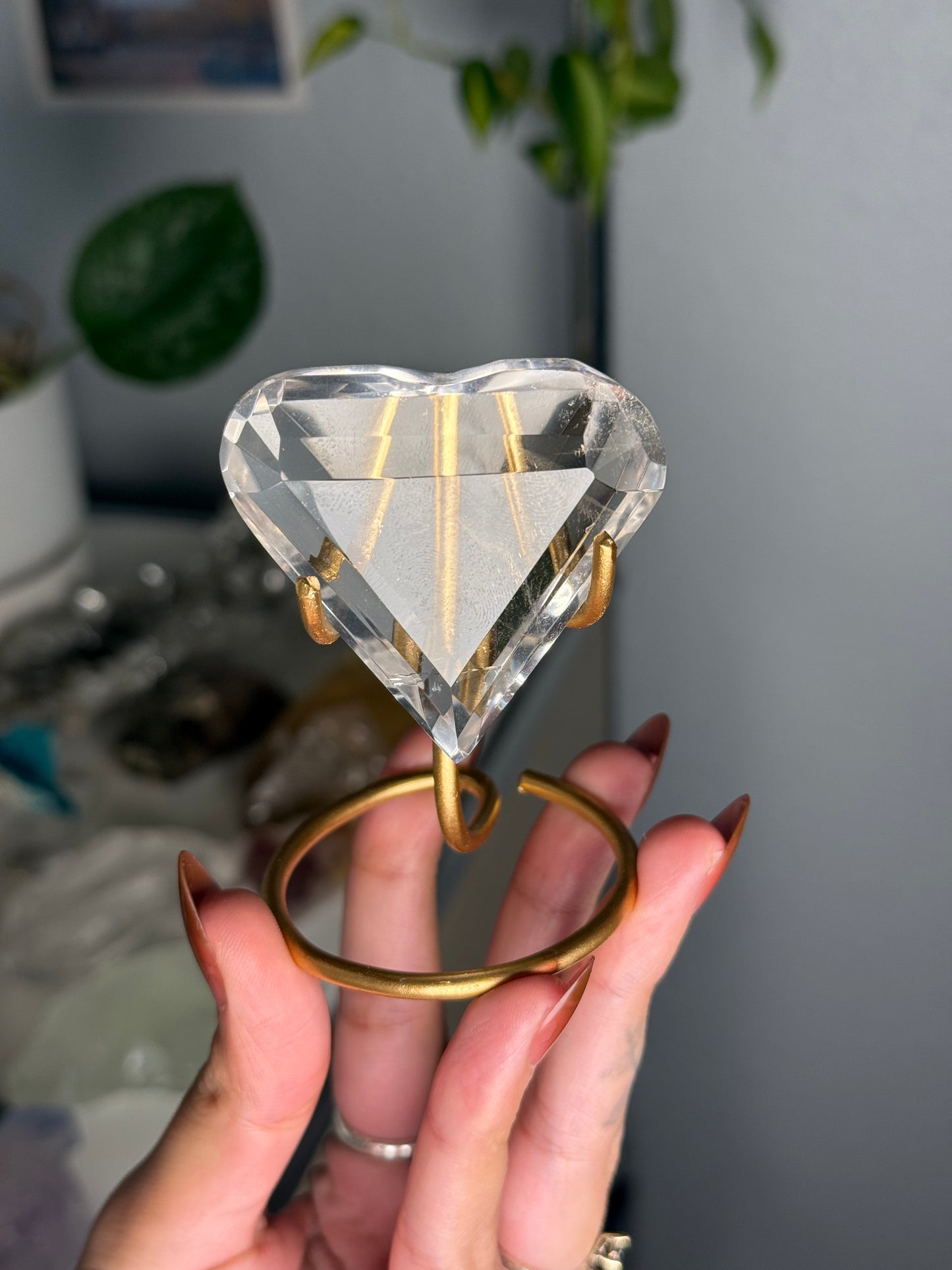Clear Quartz Heart 46