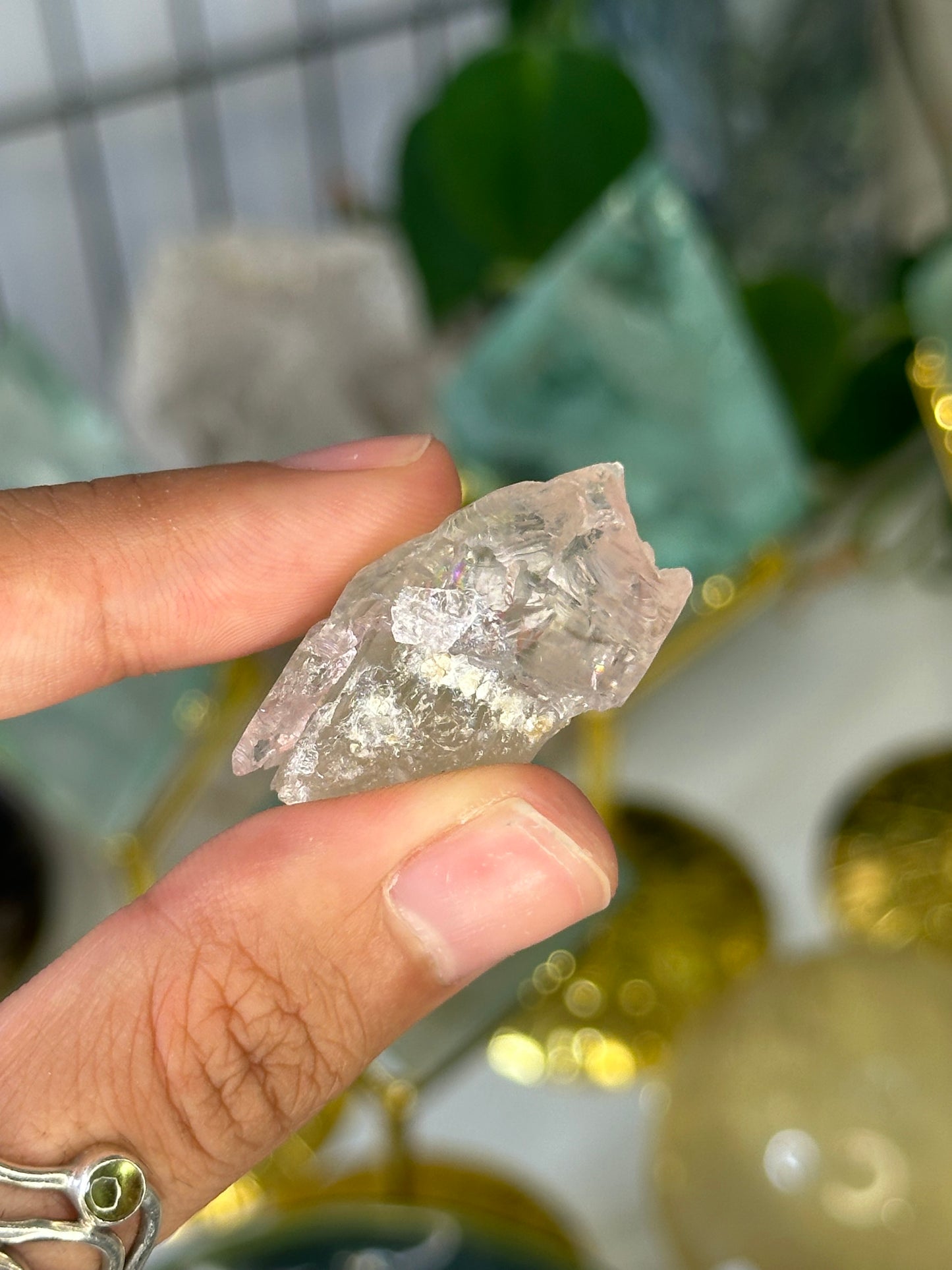 Smoky Elestial Rose Quartz 43