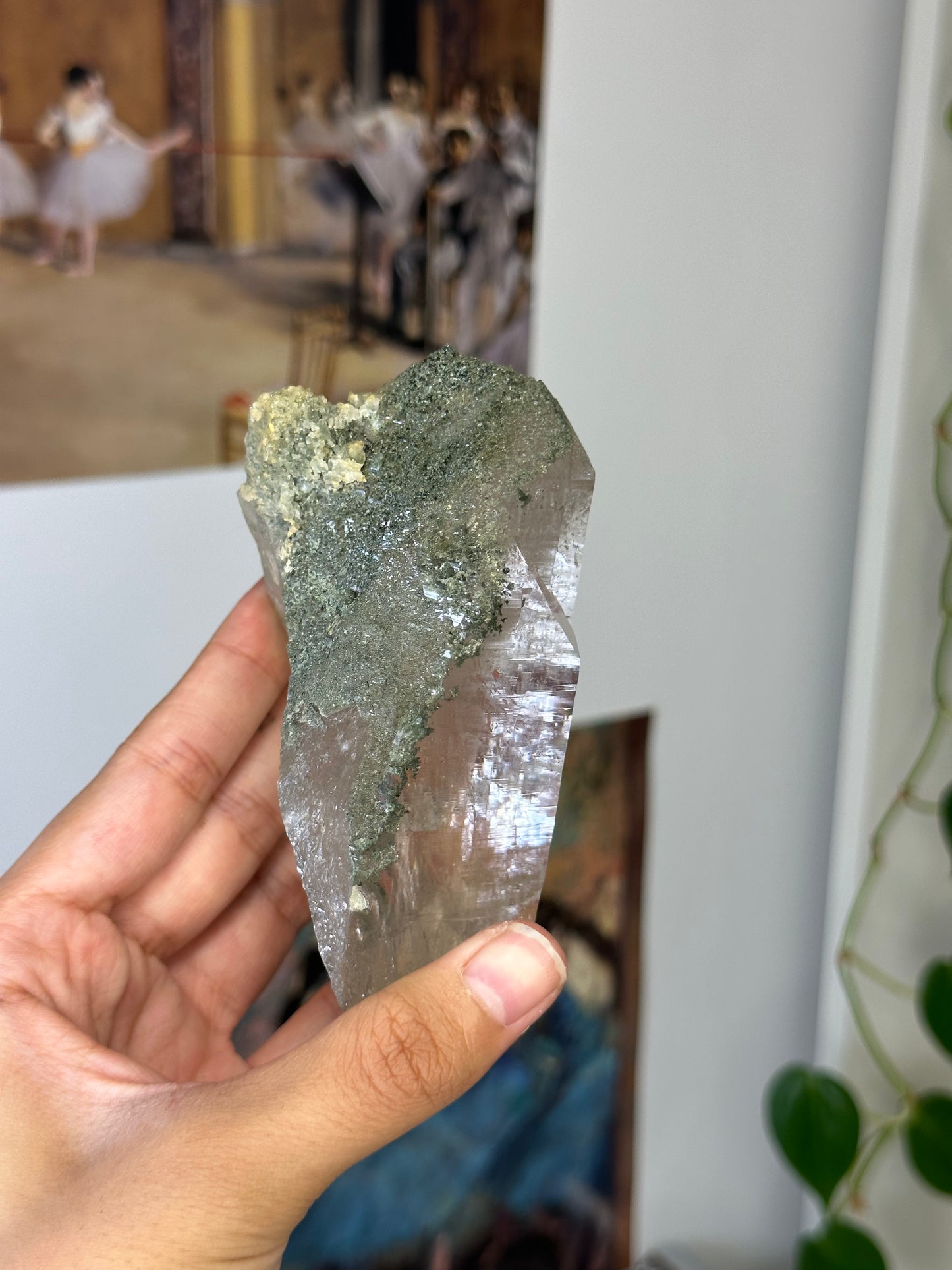 rutilated himalayan quartz with chlorite inclusions 365