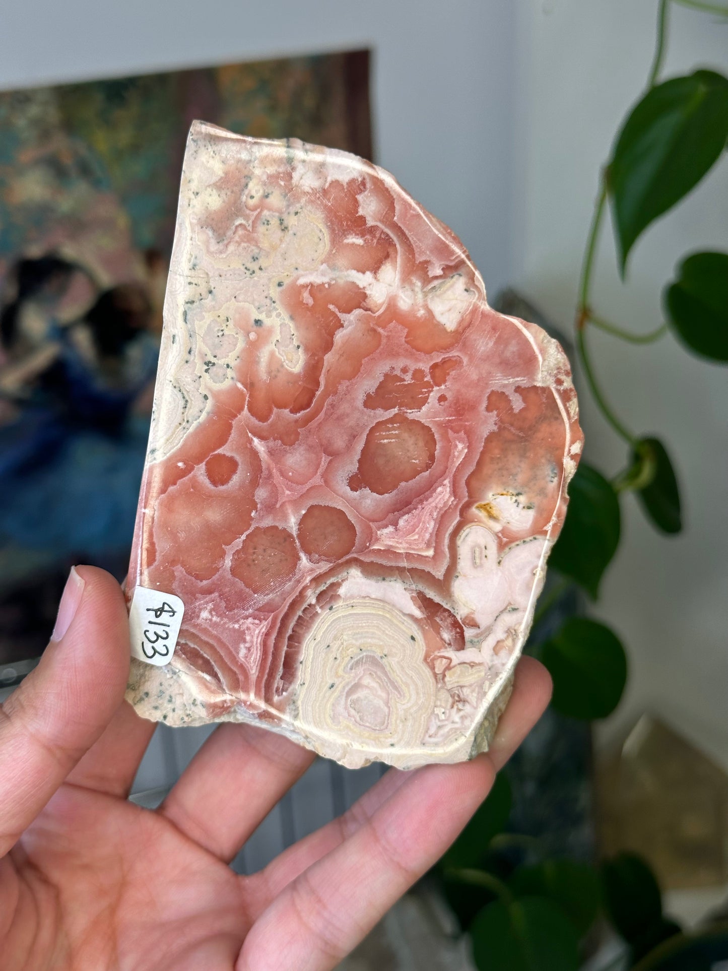 Rhodochrosite Slab 133