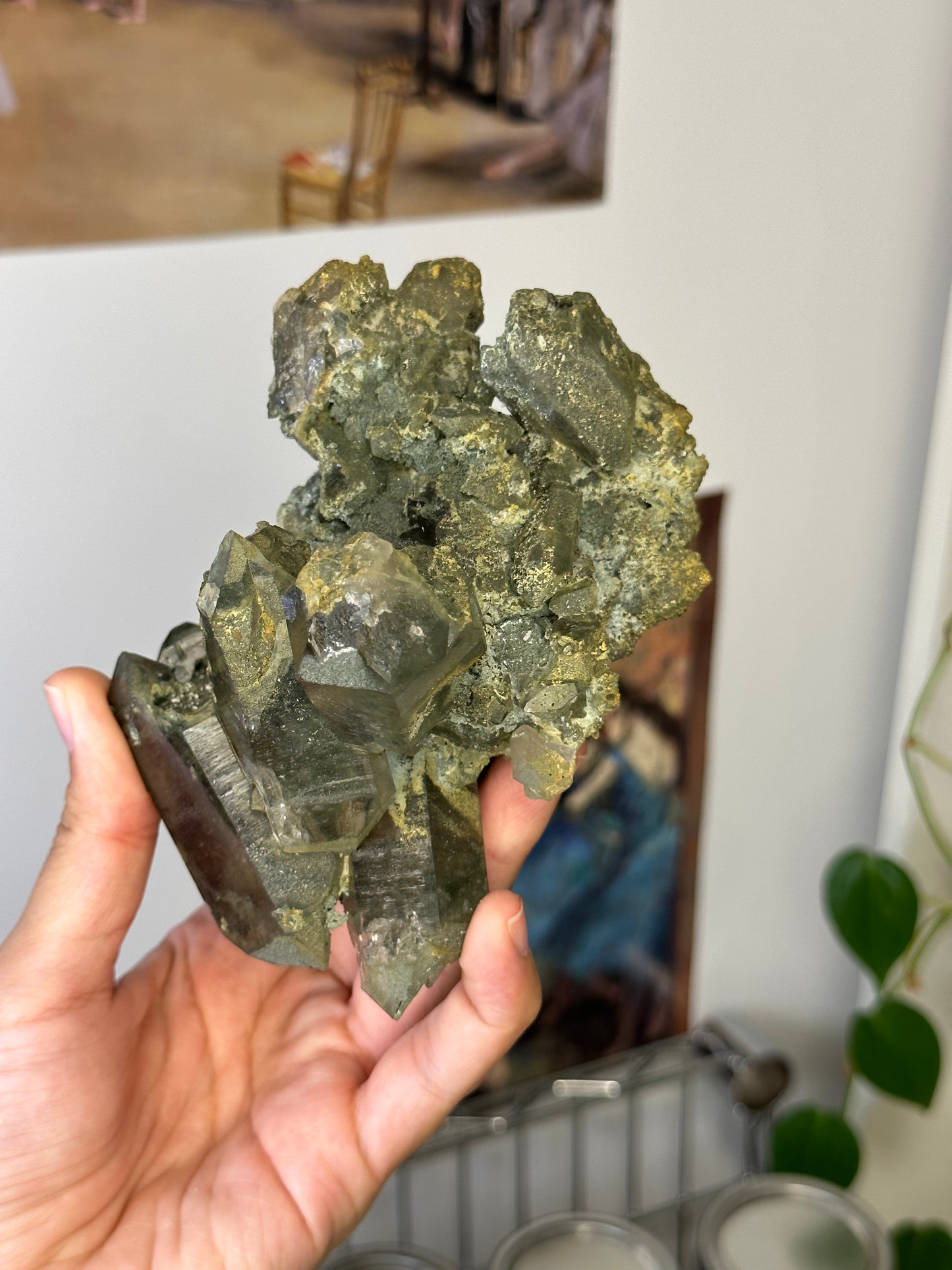 xl rutilated himalayan quartz with chlorite inclusions 505
