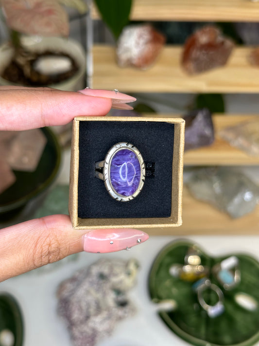 Charoite Ring