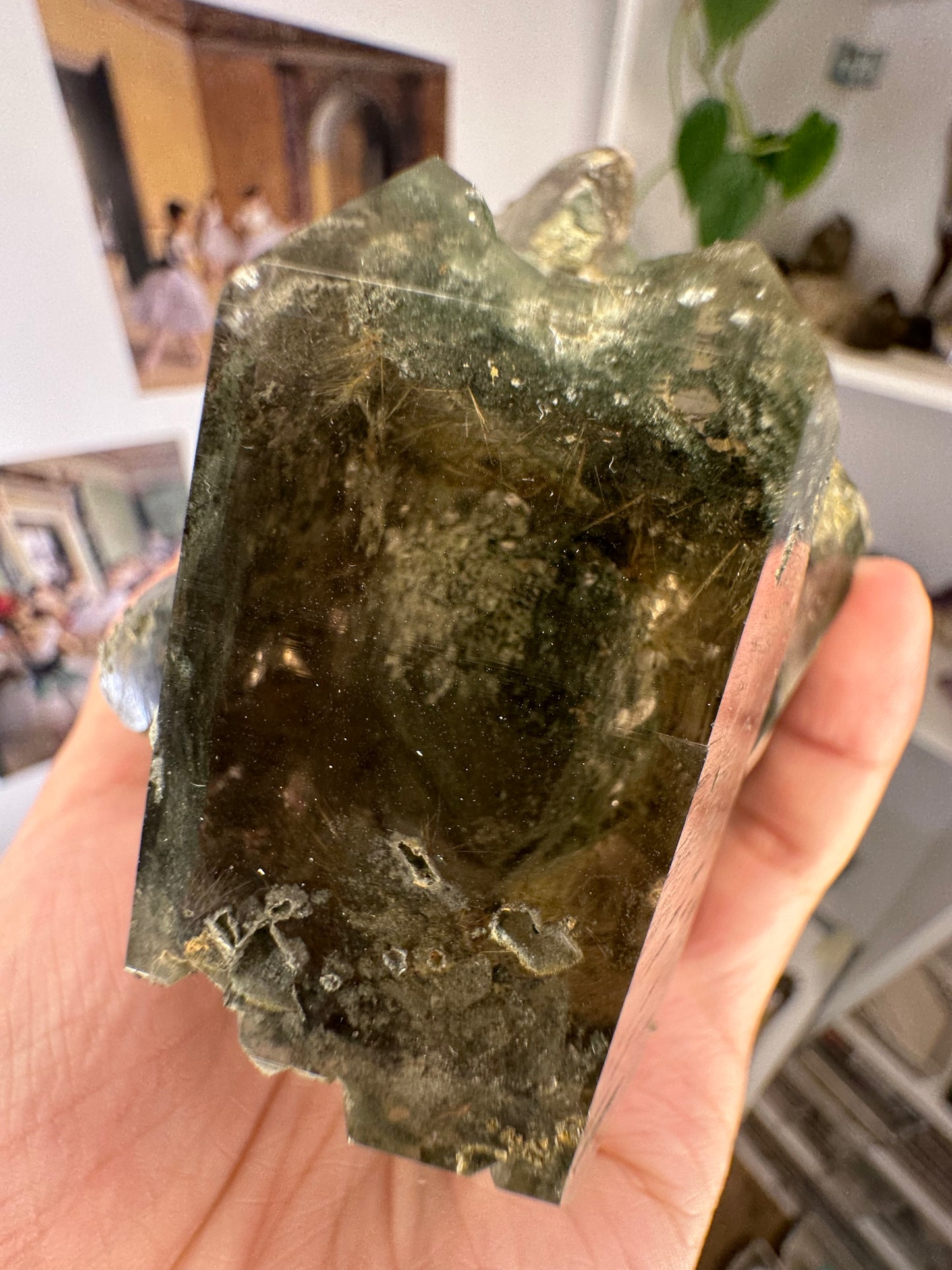 xl rutilated himalayan quartz with chlorite inclusions 505