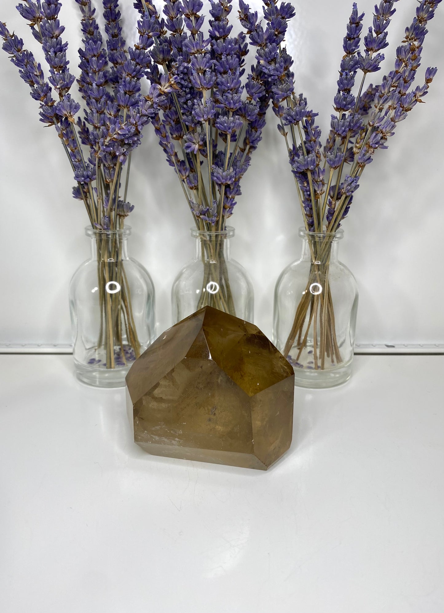 Citrine Tower with Inclusions