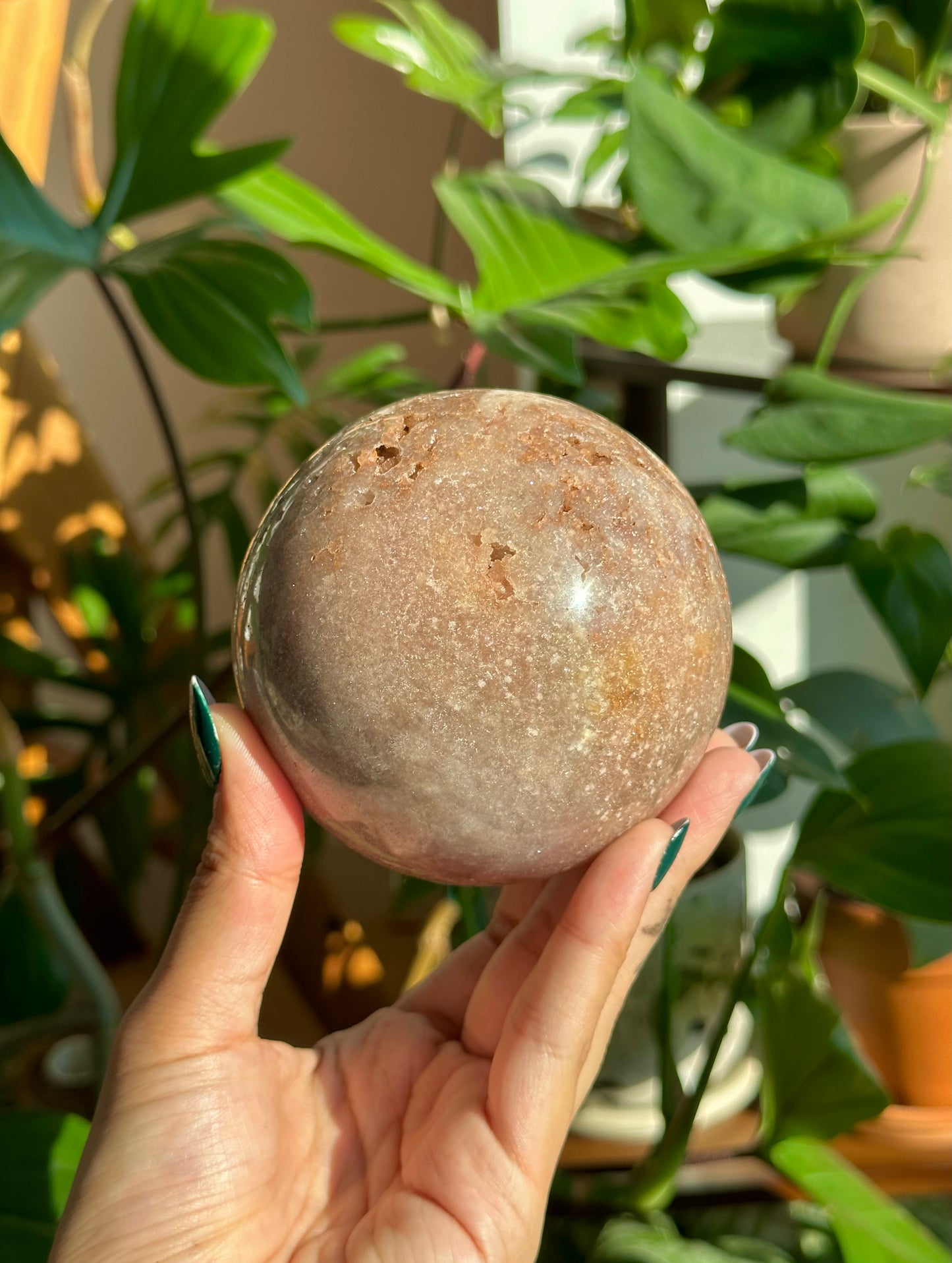 Pink Amethyst Sphere 200