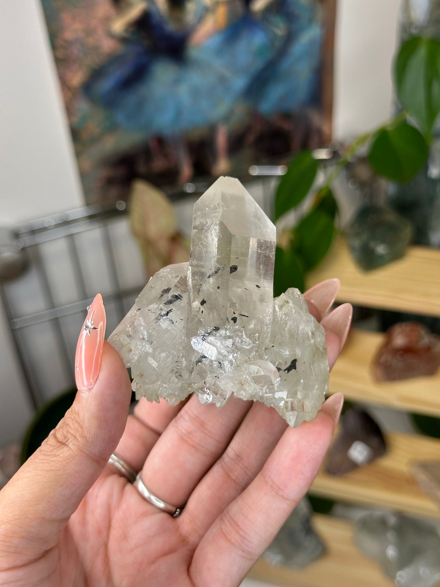 Quartz with Ilmenite Inclusions